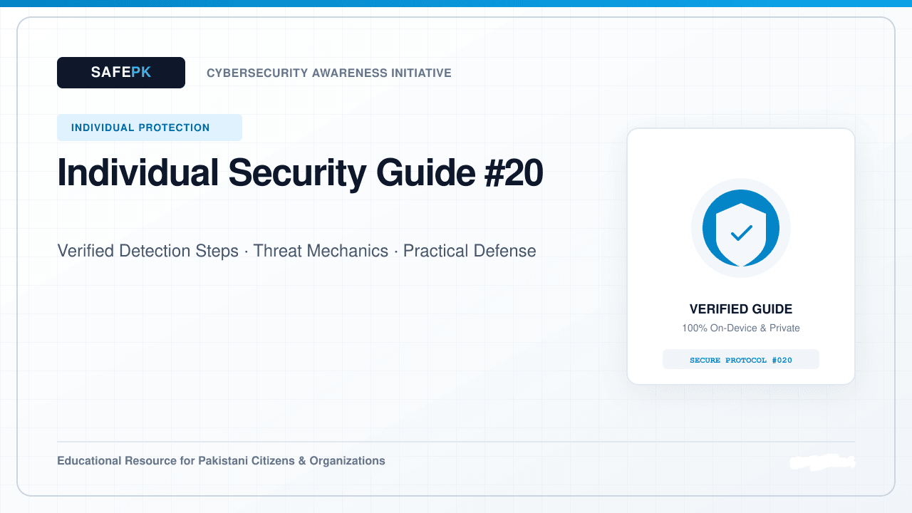 Official Cyber Incident Reporting in Pakistan: How to Prepare a Clear Statement